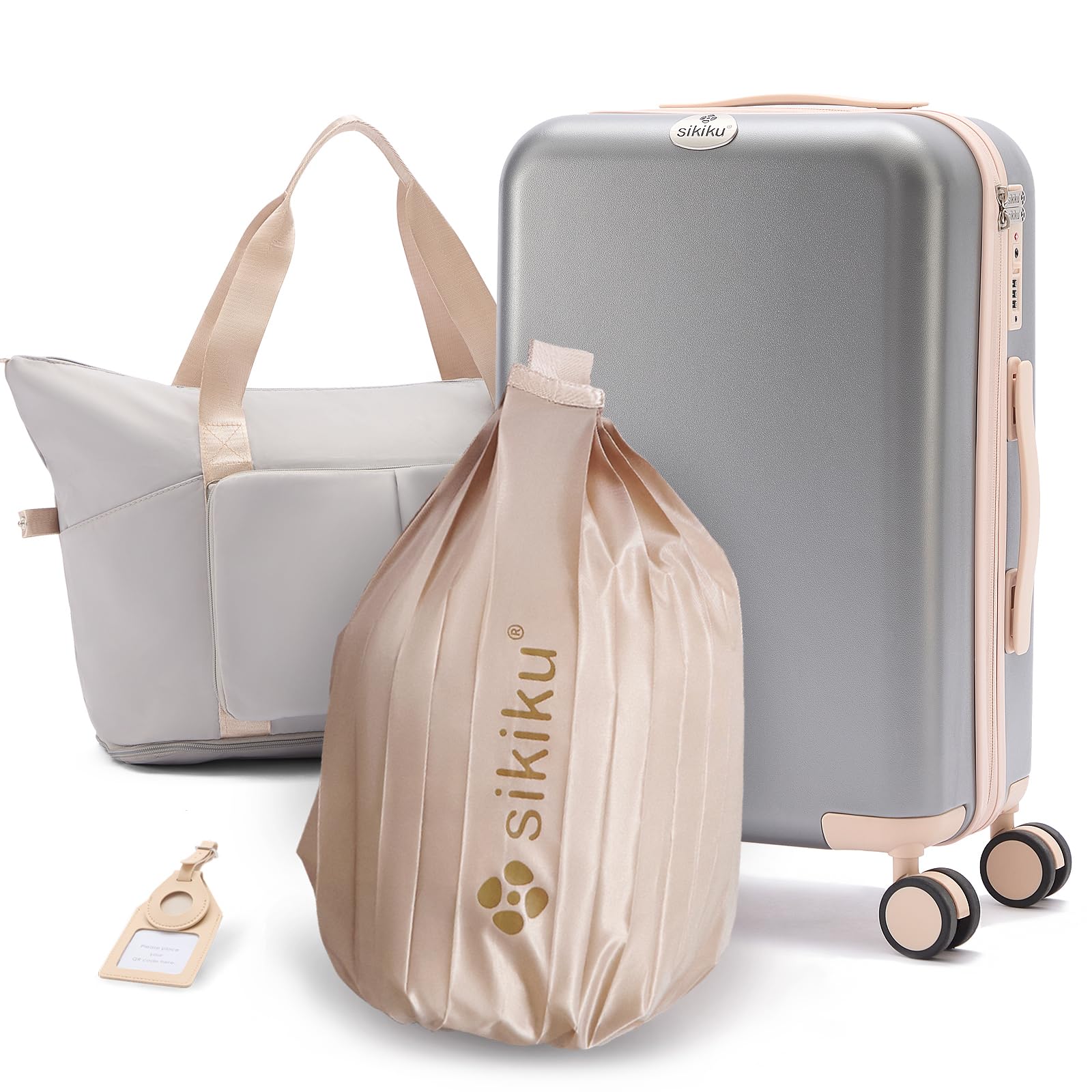 4-Piece Lightweight Luggage Set for Women - 20