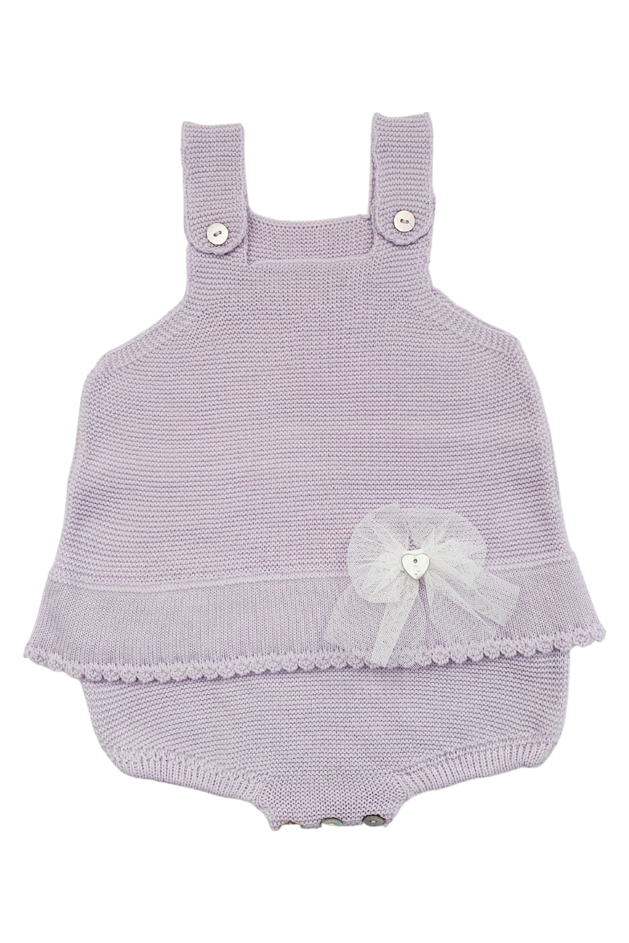 Sofia Lilac Knit Romper for Women - Soft Stretchy Jumpsuit, Casual Summer Outfit, Perfect for Beach, Vacation & Lounge Wear