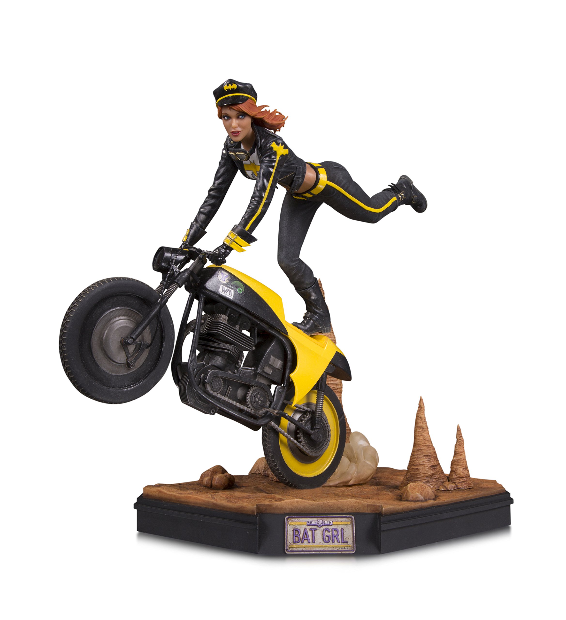 DC Collectibles Gotham City Garage Batgirl Resin Statue - Premium Superhero Collectible Figure for Display & Home Decor - Perfect for DC Fans, Comic Book Lovers & Gift Giving