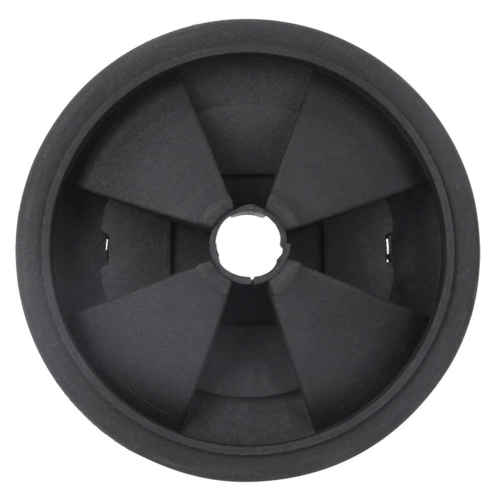 **OUKENS 2-Pack Black Silicone Garbage Disposal Splash Guard – Anti-Splash Cover & Quiet Collar Drain Plug for InSinkErator (87mm Outer Diameter) – Perfect for Kitchen Sink Waste Disposer**