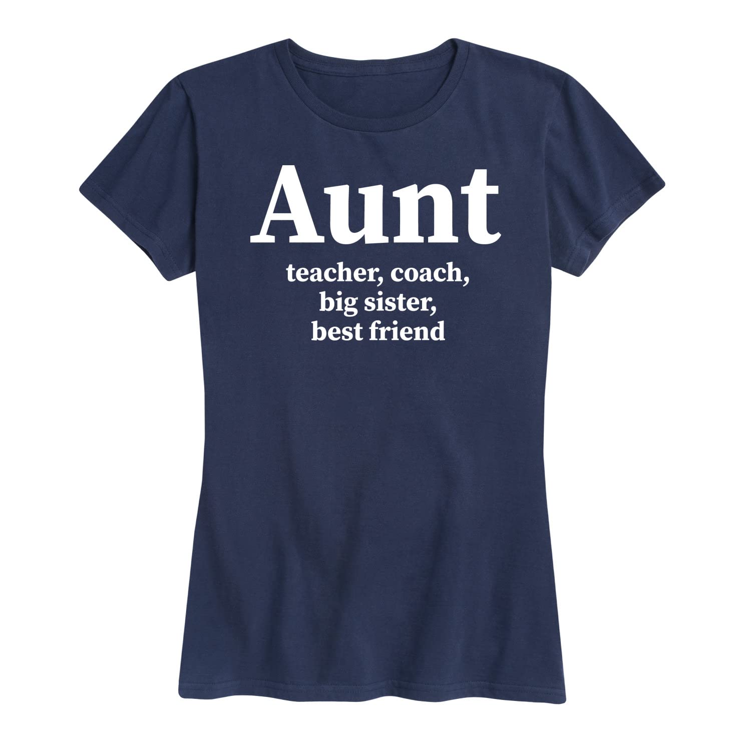 Funny Women's Short Sleeve Graphic T-Shirt - Perfect Gift for Aunt, Teacher & Coach - Casual Wear for Work, School & Everyday Outfits