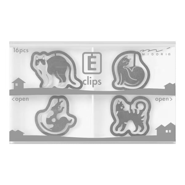 Midori DESIGNPHIL Etching Clips - Premium Stainless Steel Bookmark Clips for Books, Notebooks, Planners, and Journals - Perfect for Reading, Office, and School Use