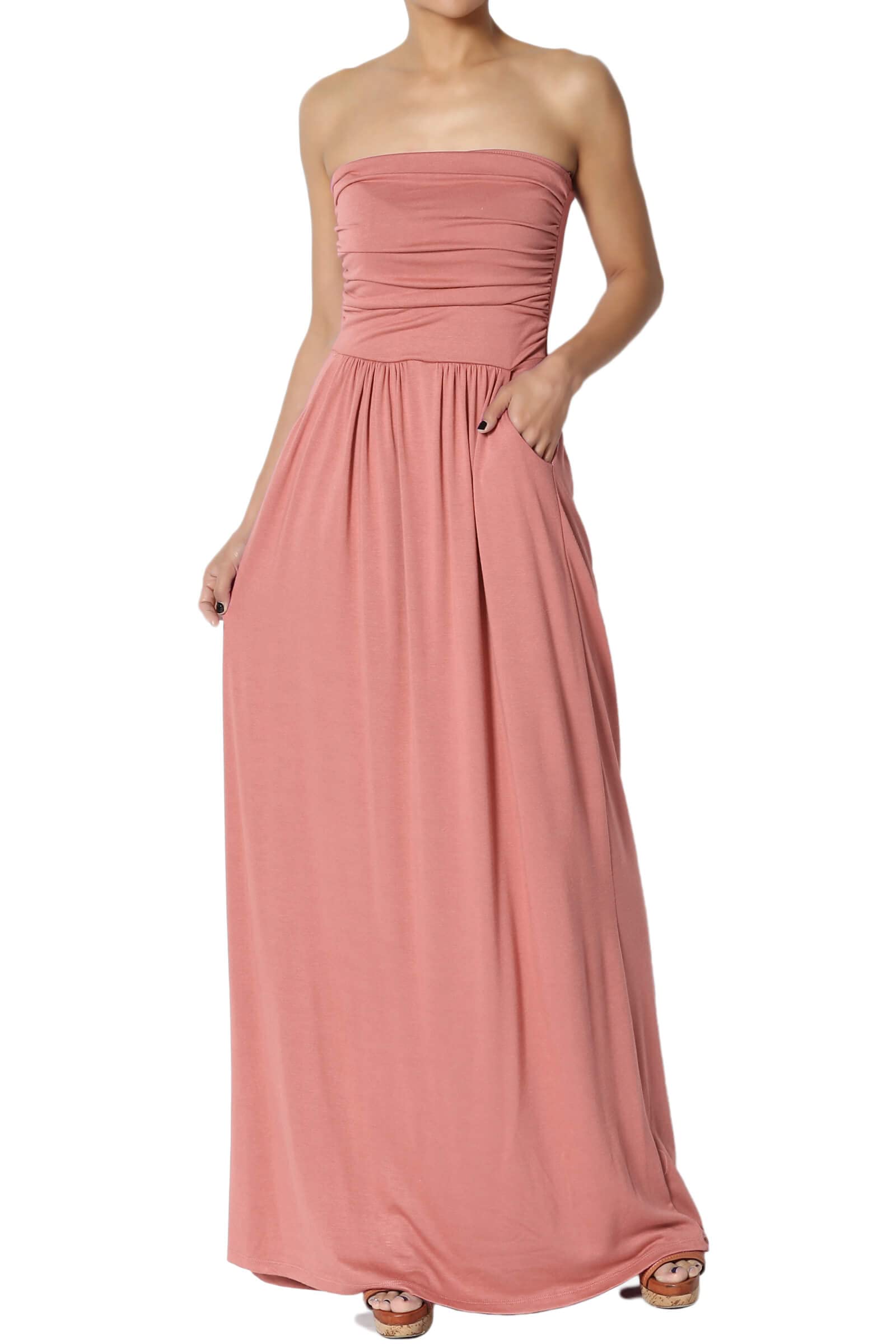 TheMogan Women's Casual Sleeveless Scoop Neck Tank Top Maxi Dress - Summer Beach Cover Up, Vacation Outfit, Boho Chic Lounge Wear (Sizes S-3X)