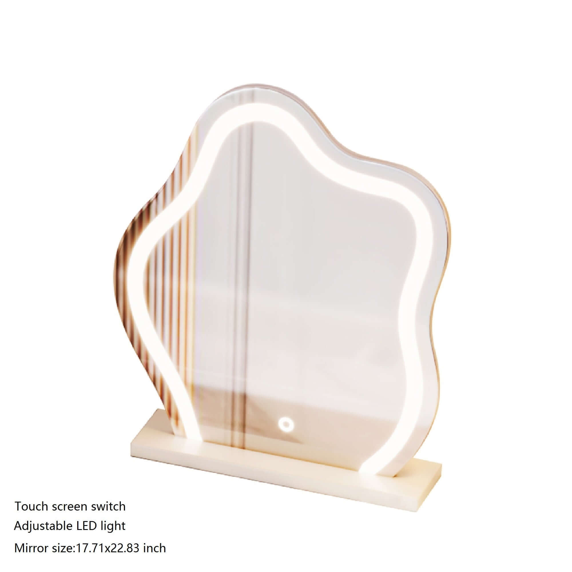 LED Vanity Mirror with Adjustable Brightness - Perfect for Makeup, Skincare & Grooming at Home or Salon