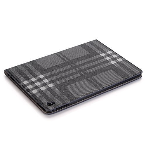 Premium Leather iPad Pro 10.5 Case with Magnetic Stand & Card Holder - Compatible with iPad Air 3/Pro 10.5 (2017) - Slim Protective Cover for Work, Travel & Daily Use - Elegant Gray Folio Design