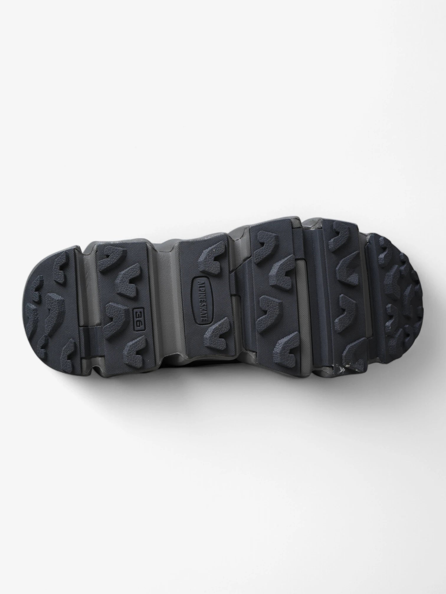 Alpine Skate Kalispell Grey & Black Skateboarding Shoes - Durable & Comfortable for Street Skating & Casual Wear