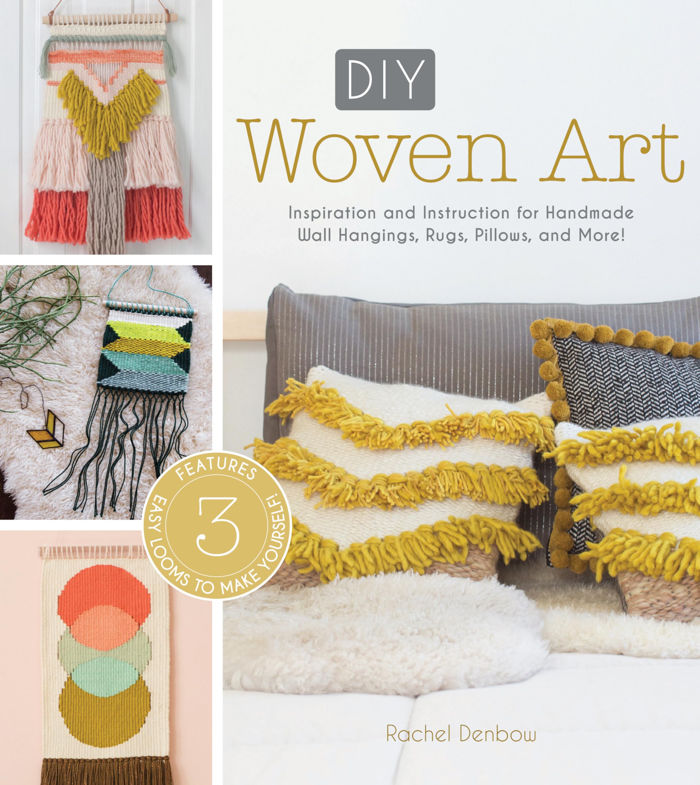 DIY Woven Art Kit: Step-by-Step Guide for Handmade Wall Hangings, Rugs & Pillows - Perfect for Home Decor, Gifts & Boho Style Interiors