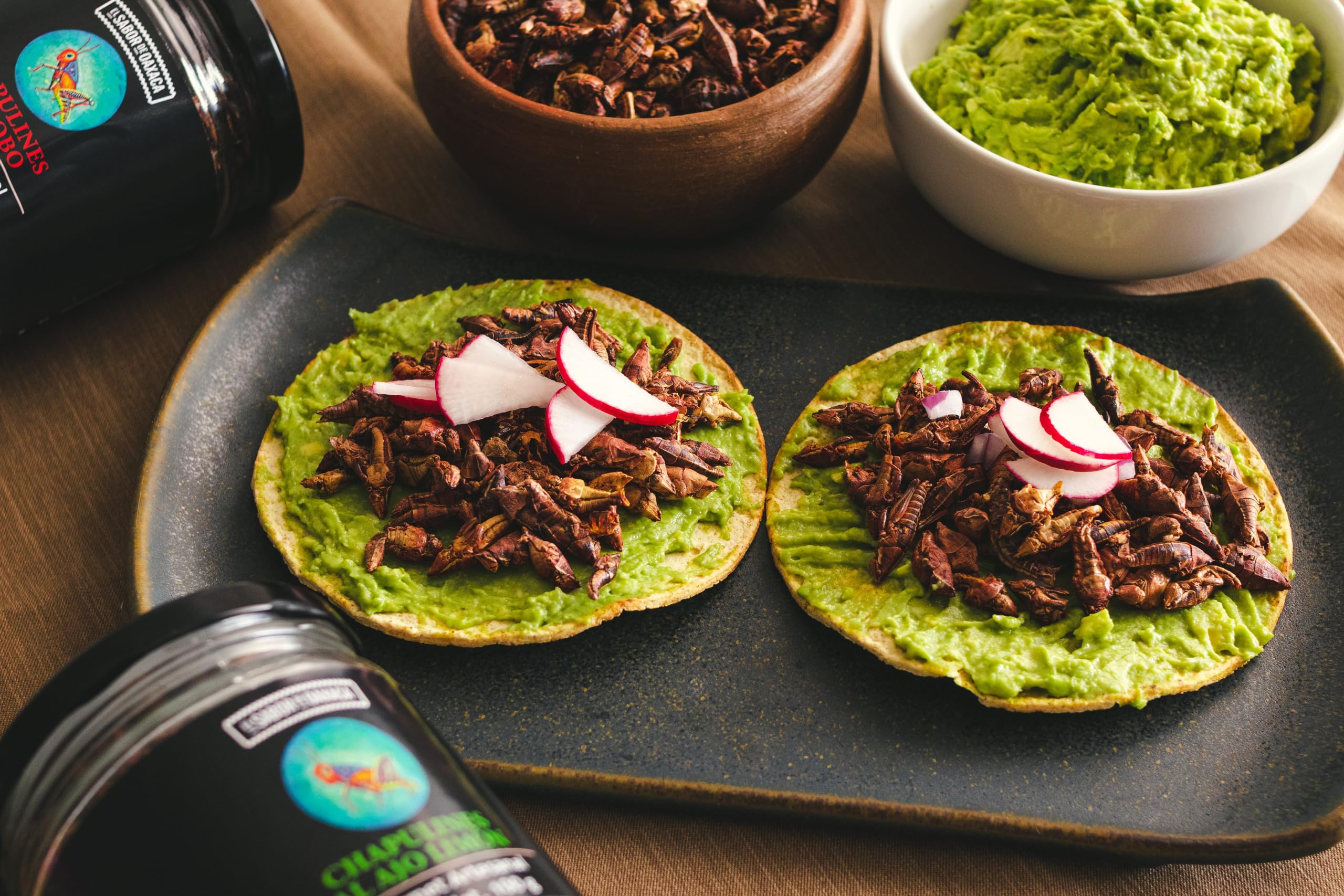 Premium Natural Oaxaca Chapulines Grasshoppers - Healthy Mexican Gourmet Snack, Handcrafted Artisan Food, 3.5 Oz - Perfect for Keto Diet, Paleo Lifestyle & Unique Gift Giving