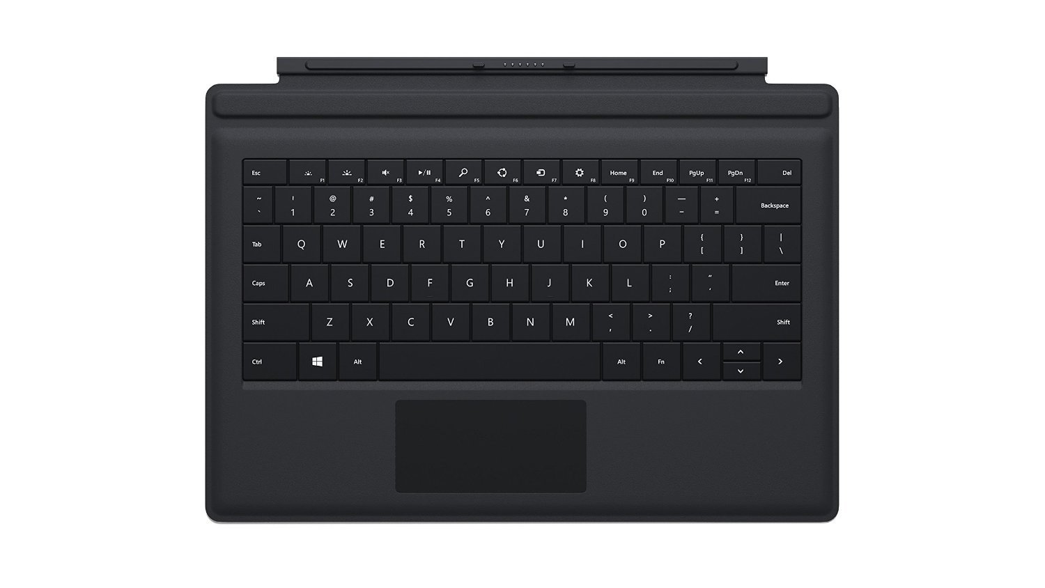 Microsoft Surface Pro 3 Keyboard Cover - Black | Detachable Bluetooth Keyboard for Surface Pro 3 | Perfect for Work, School & Travel