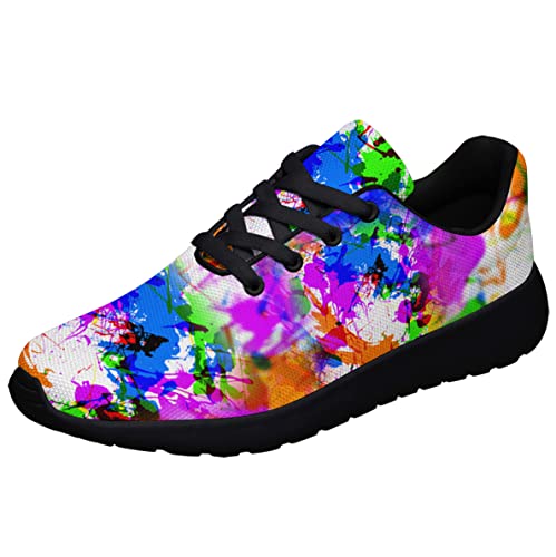 Paint Splatter Neon Black 324