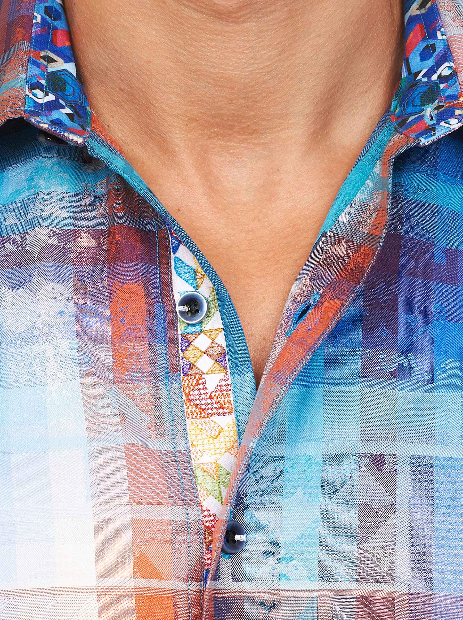 Robert Graham Men's Sint Maarten Long-Sleeve Button-Down Shirt - Stylish Casual & Business Wear for Work, Date Night & Special Occasions