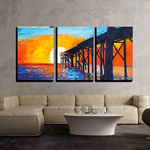 Wall26 - Sunset Over Ocean Canvas Wall Art - 24