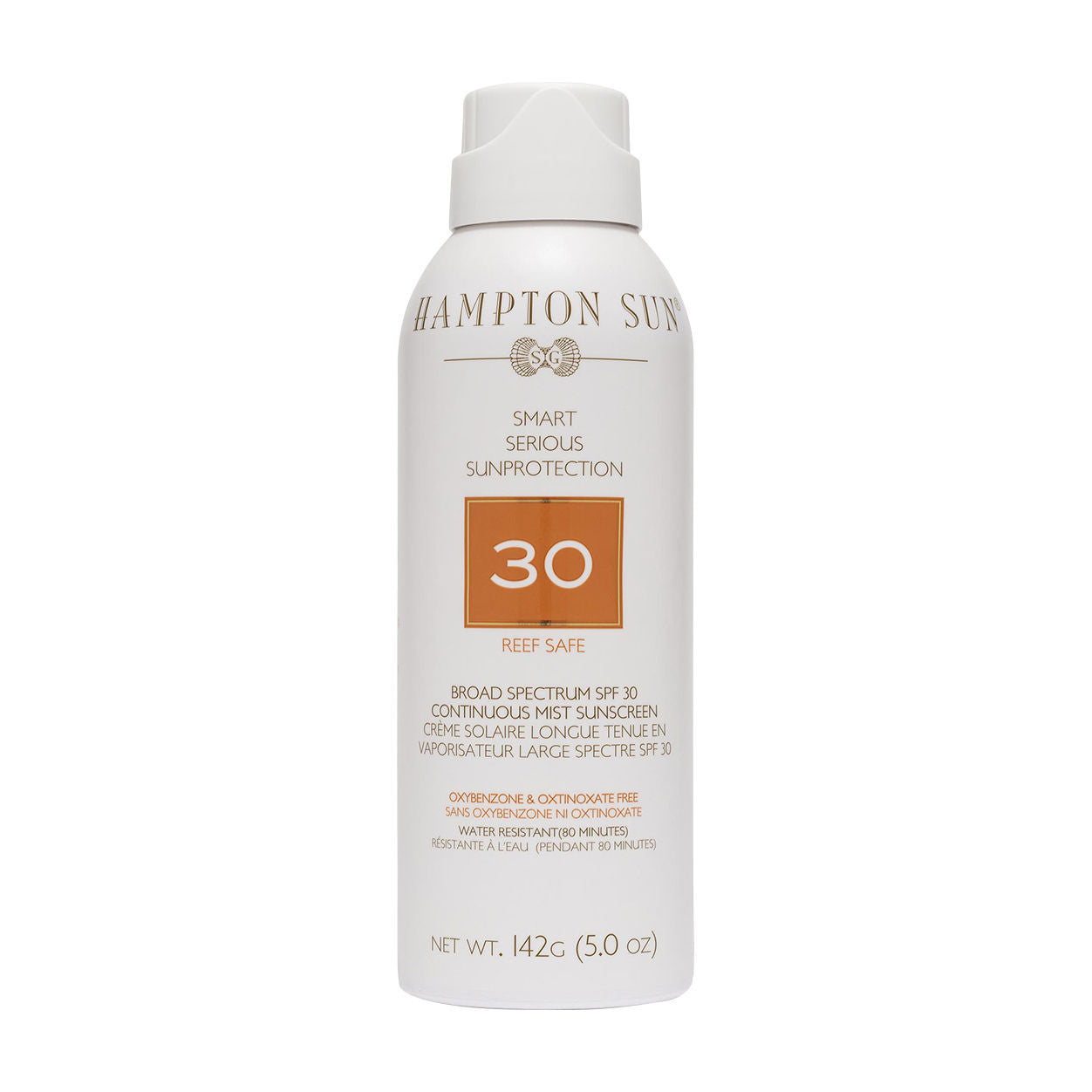Continuous Mist Sunscreen SPF 30 - Lightweight & Water-Resistant Spray for Face & Body - Perfect for Beach, Pool & Outdoor Activities