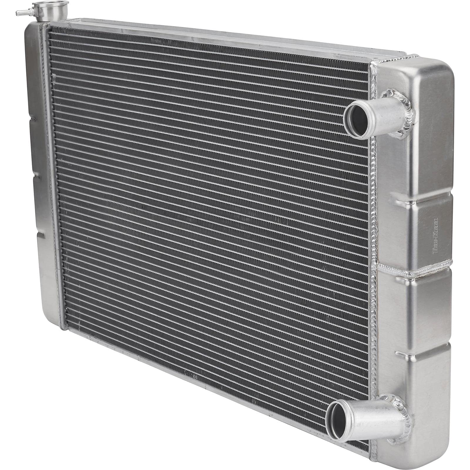 Universal 26 Inch SBC Double Pass Radiator Kit with Fan Shroud - High Performance Cooling for Chevy Small Block Engines, Hot Rods & Classic Car Restoration Projects