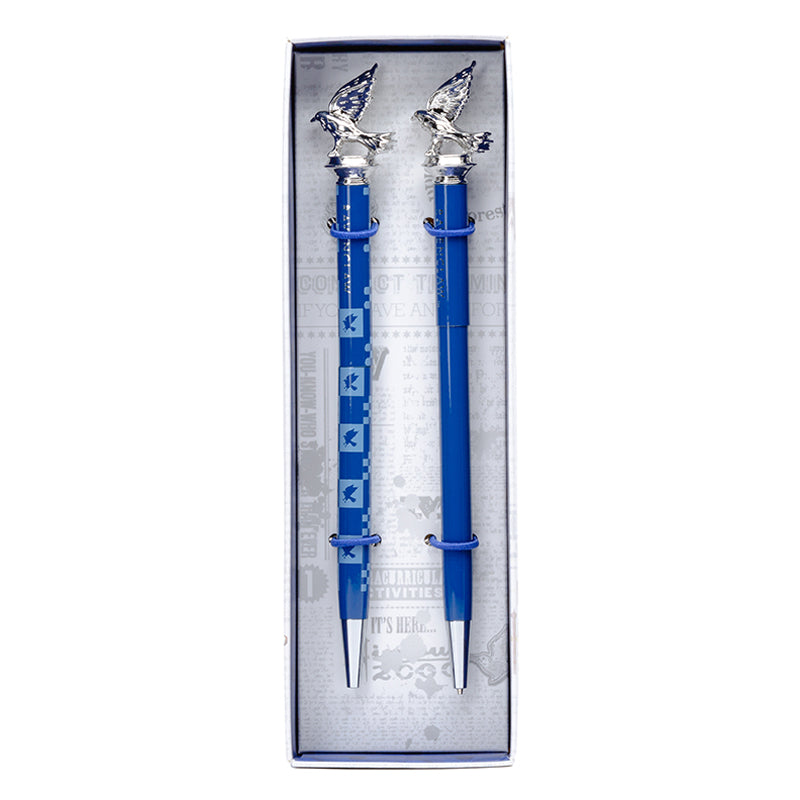 Harry Potter Ravenclaw Pen and Pencil Set - 2-Piece Writing Gift Set for Fans - Perfect for School, Office & Collectors