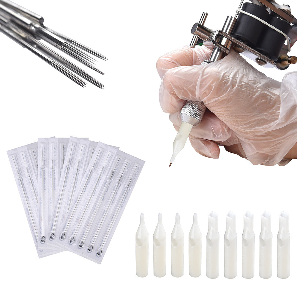 Professional 2 Tattoo Machine Kit with Power Supply & 40 Vibrant Inks - Complete Tattoo Starter Set for Artists & Beginners - Perfect for Home Studios & Professional Tattoo Shops