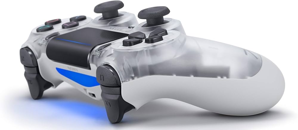 PlayStation 4 DualShock 4 Wireless Controller - Crystal White | Official PS4 Gamepad with Bluetooth, Touchpad & Motion Sensors | Perfect for Gaming, Streaming & Multiplayer Sessions