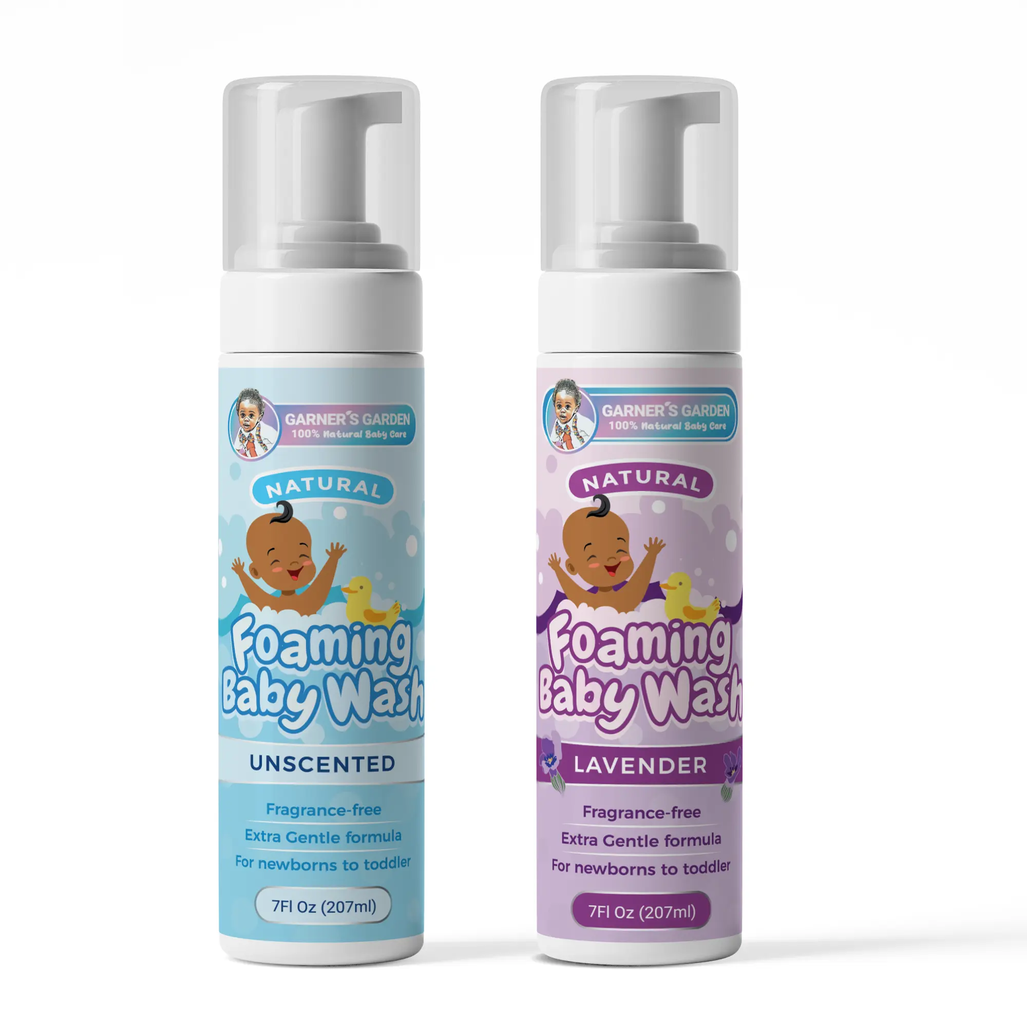 Gentle Foaming Baby Wash & Shampoo - Tear-Free, Hypoallergenic for Sensitive Skin - Perfect for Newborns, Infants & Toddlers - Bath Time & Daily Cleansing