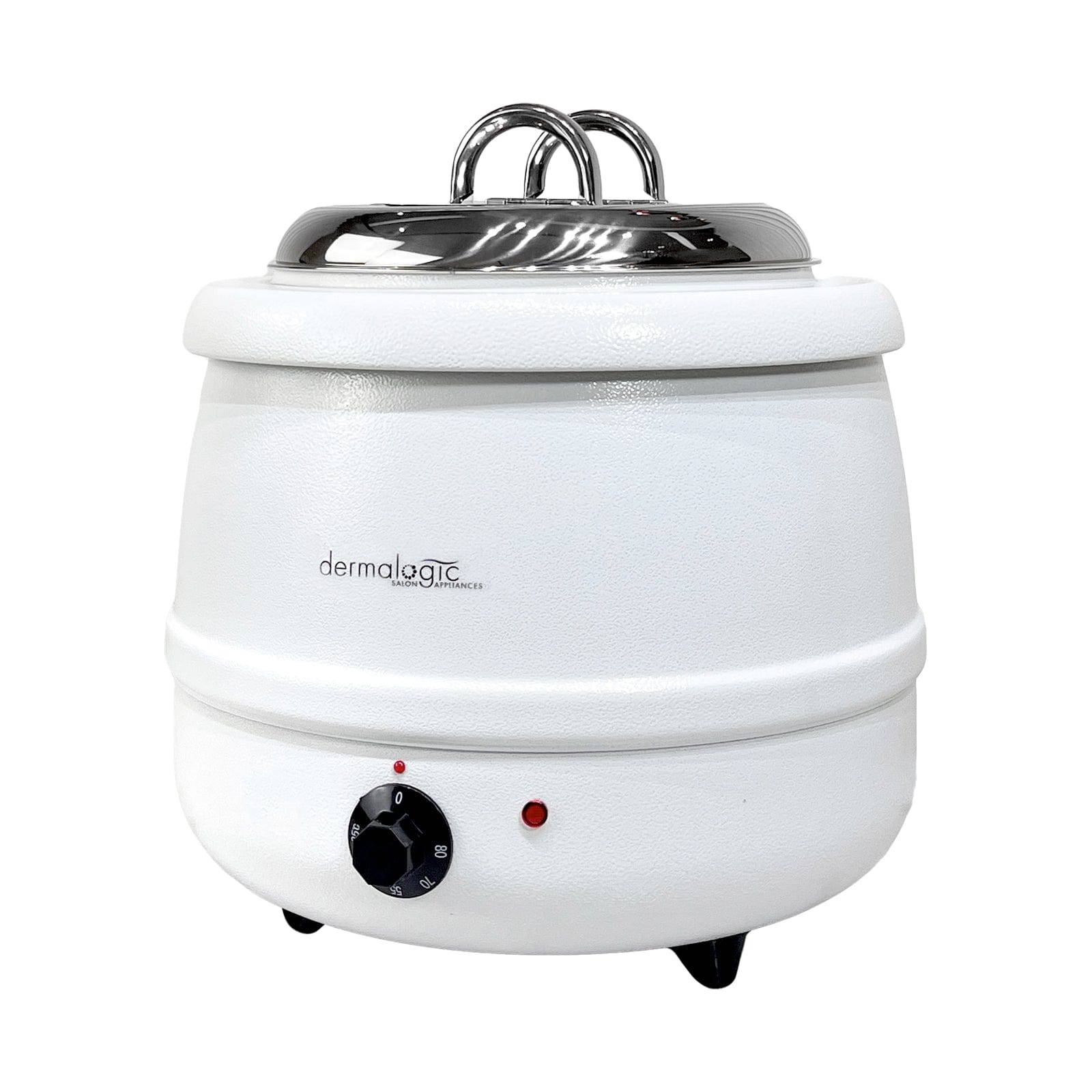 Dermalogic Professional Paraffin Wax Warmer with 10.5oz Ladle - 13L Capacity for Spa, Salon & Home Hand/Foot Therapy