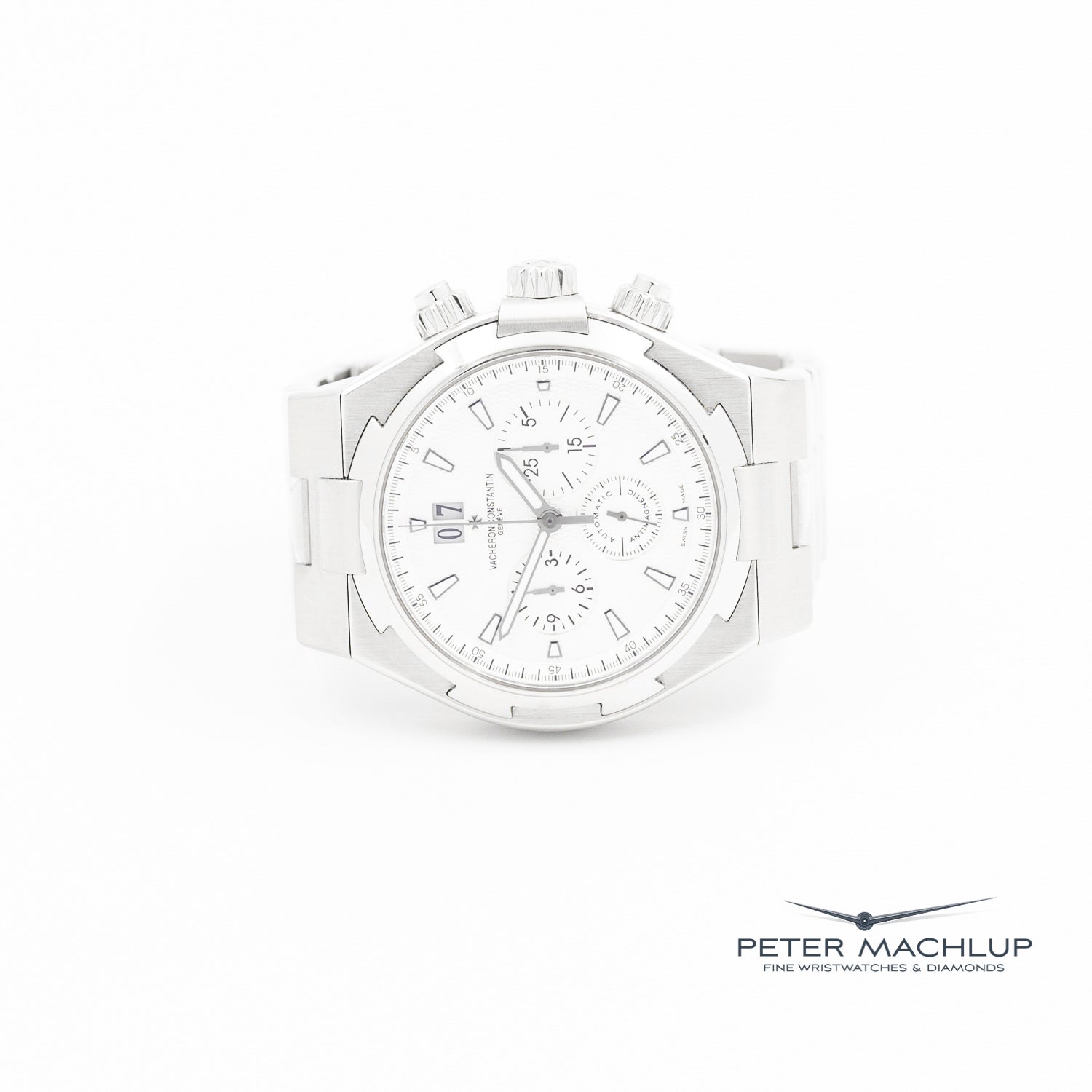 Vacheron Constantin Overseas Chronograph Men's Luxury Watch - Swiss Automatic Movement, Stainless Steel, Waterproof - Perfect for Business, Travel & Special Occasions
