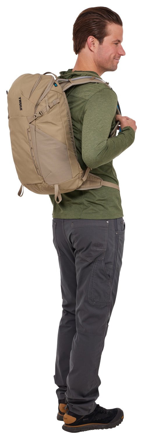 Thule AllTrail 22L Hydration Backpack - Lightweight Hiking Pack with Water Bladder, Faded Khaki | Perfect for Trail Running, Camping & Outdoor Adventures