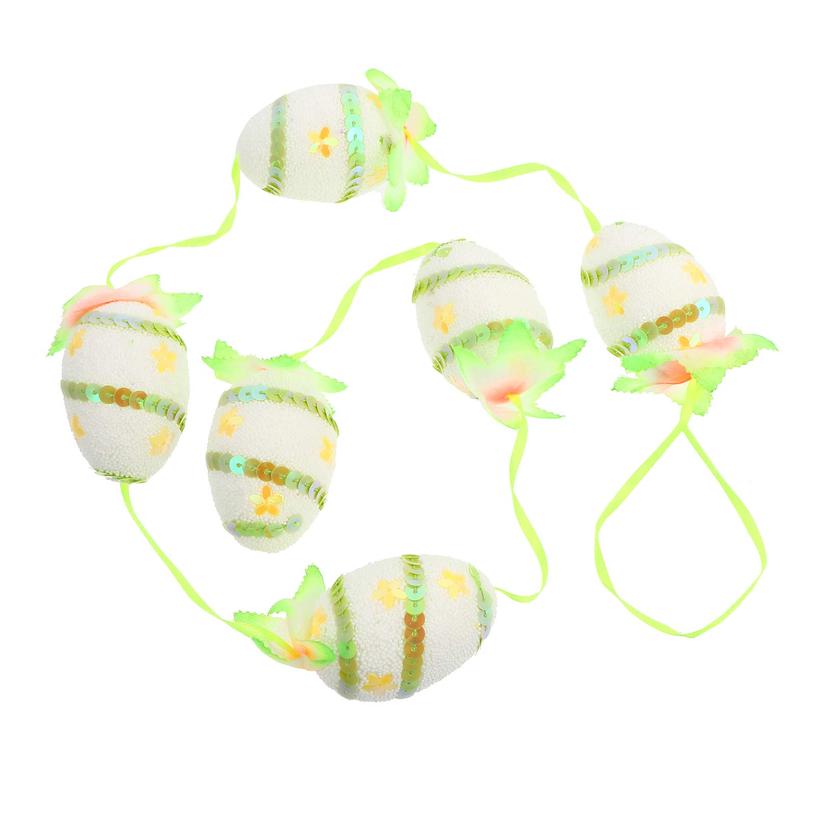 1pc Easter Egg Wreath Garland - Spring Door Hanging Decor for Easter Party, Home Celebration & Holiday Decoration | Perfect for Front Door, Mantel, or Wall Decor