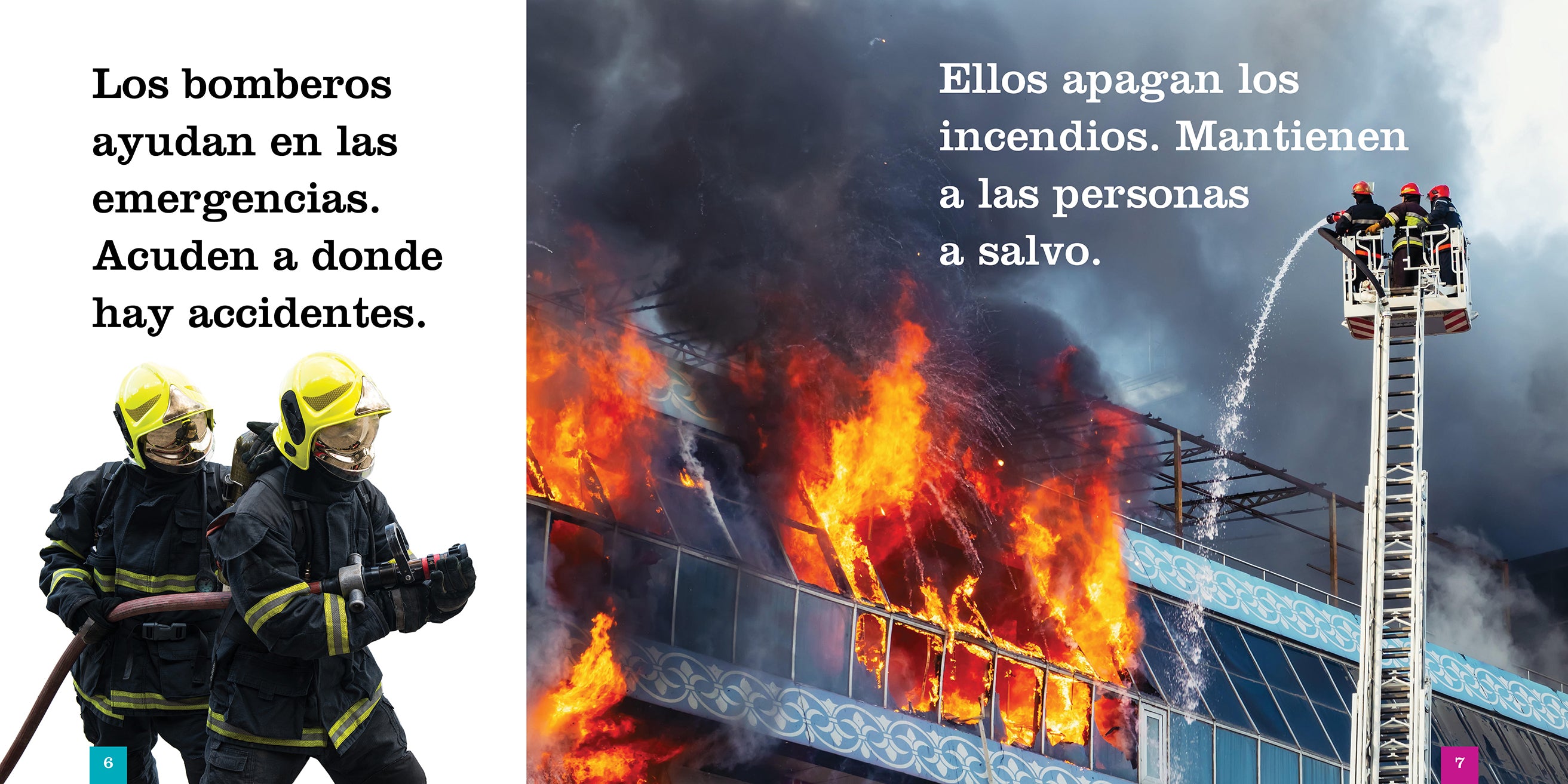 Los Bomberos 9781640267046 - Firefighters Book for Kids in Spanish, Educational Children's Reading - Perfect for Classroom Learning & Bilingual Storytime