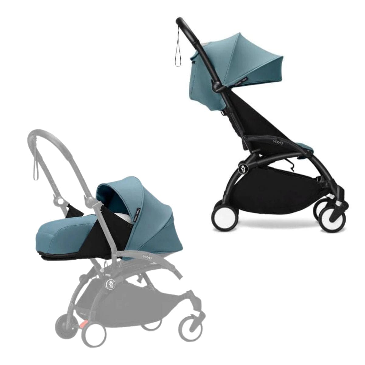 Stokke YOYO3 0+ & 6+ Complete Baby Stroller - Lightweight Travel Stroller for Newborns to Toddlers | Perfect for Air Travel, City Walks & Everyday Use