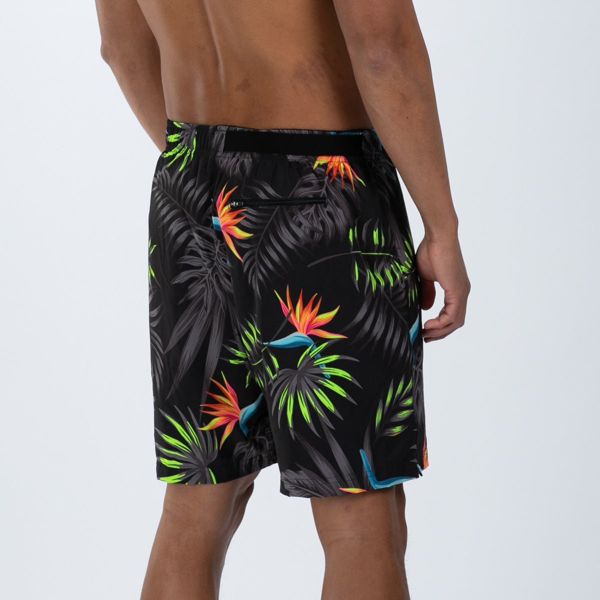 Men's Limited Edition Run 7 Shorts - Tropical Magic Print | Lightweight Quick-Dry Athletic Shorts for Running, Gym & Summer Outdoor Activities