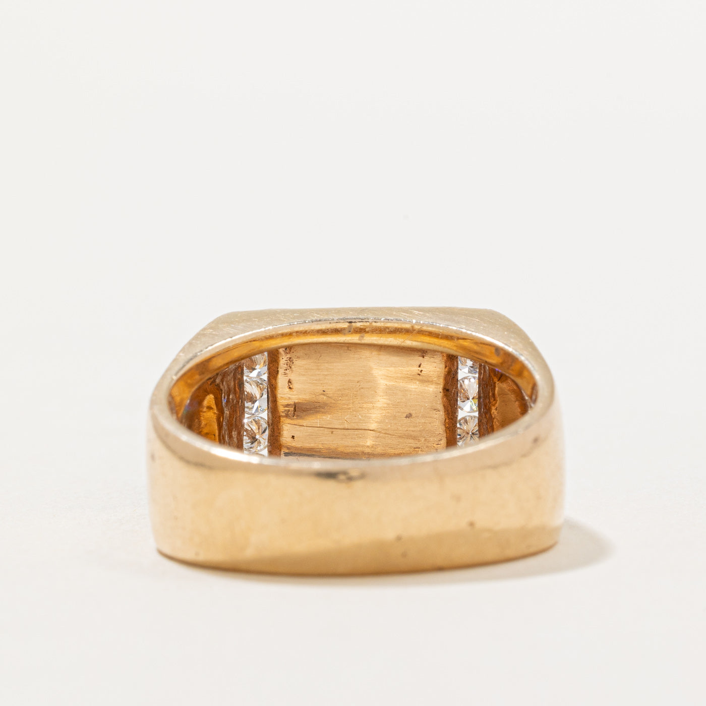Diamond 'B' Initial Ring - 0.41ctw Genuine Diamond Personalized Name Ring - Size 8.75 - Perfect for Birthdays, Anniversaries & Gifts