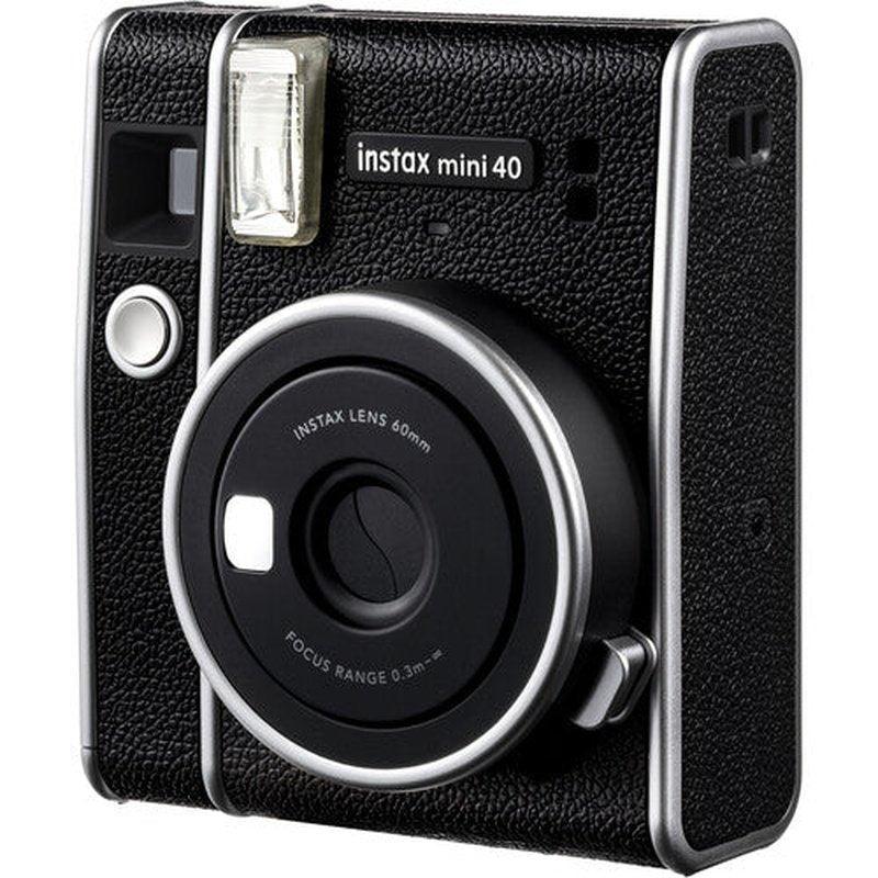 FujiFilm Instax Mini 40 Instant Camera - Portable Polaroid Camera for Travel, Parties & Selfies - Capture Memories Instantly with Mini Film (White)
