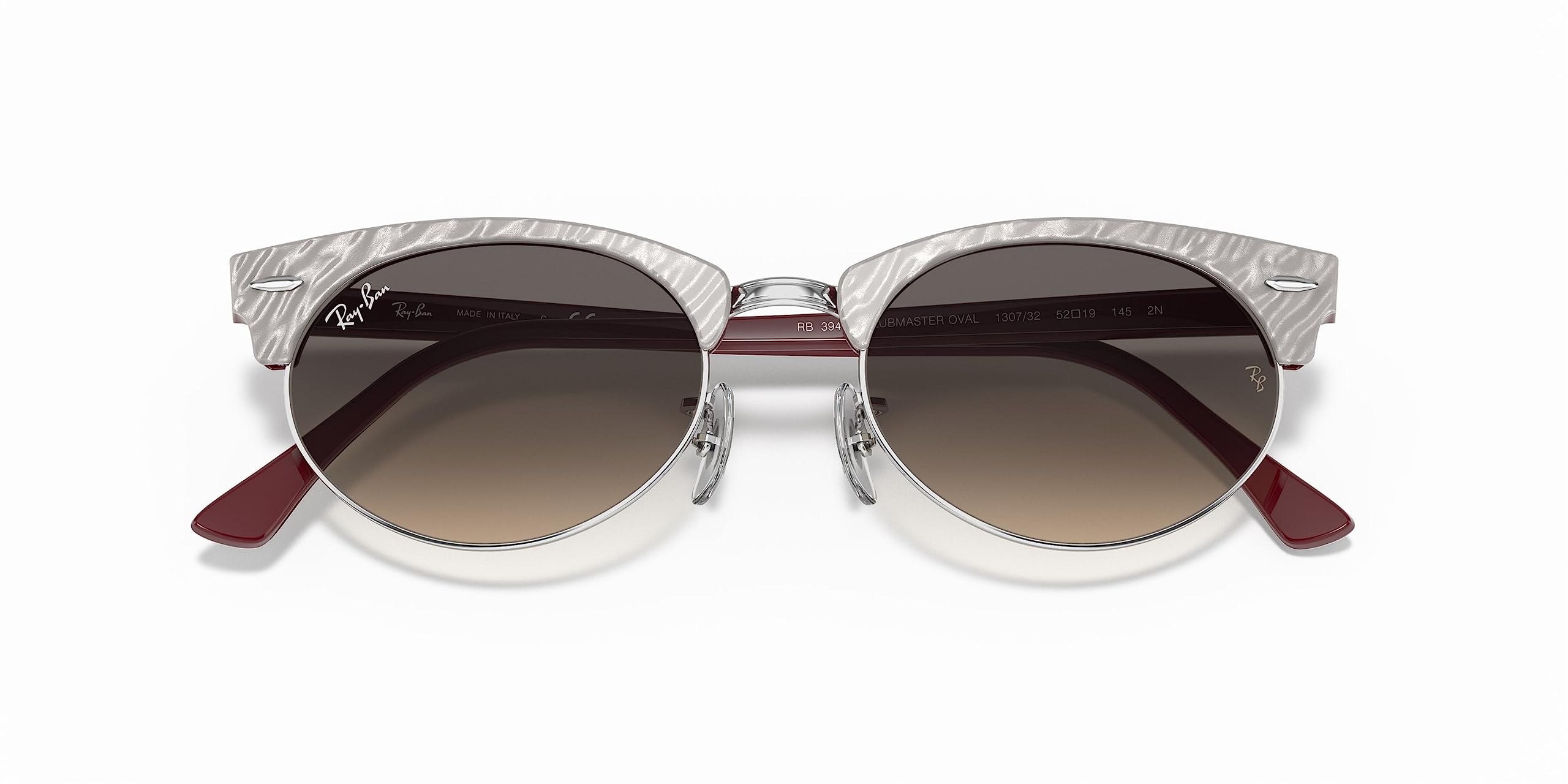 Ray-Ban RB3946 Clubmaster Oval Sunglasses for Men & Women - Classic Retro Style, UV Protection, Lightweight & Comfortable - Perfect for Driving, Beach, and Outdoor Activities