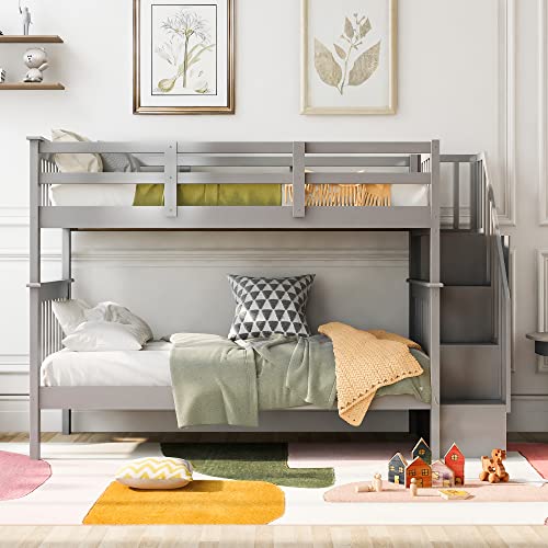 Grey With Stairs