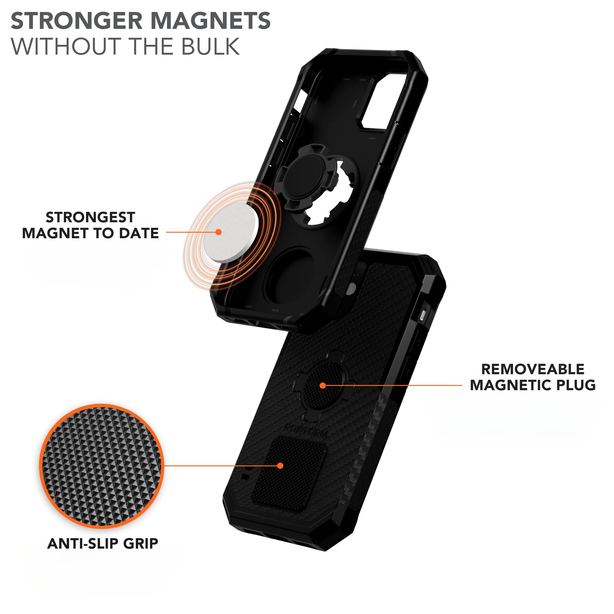 Rokform Rugged Case for iPhone 12 Mini with Motorcycle Phone Mount | Shockproof Protective Cover for Biking, Motorcycling & Outdoor Adventures