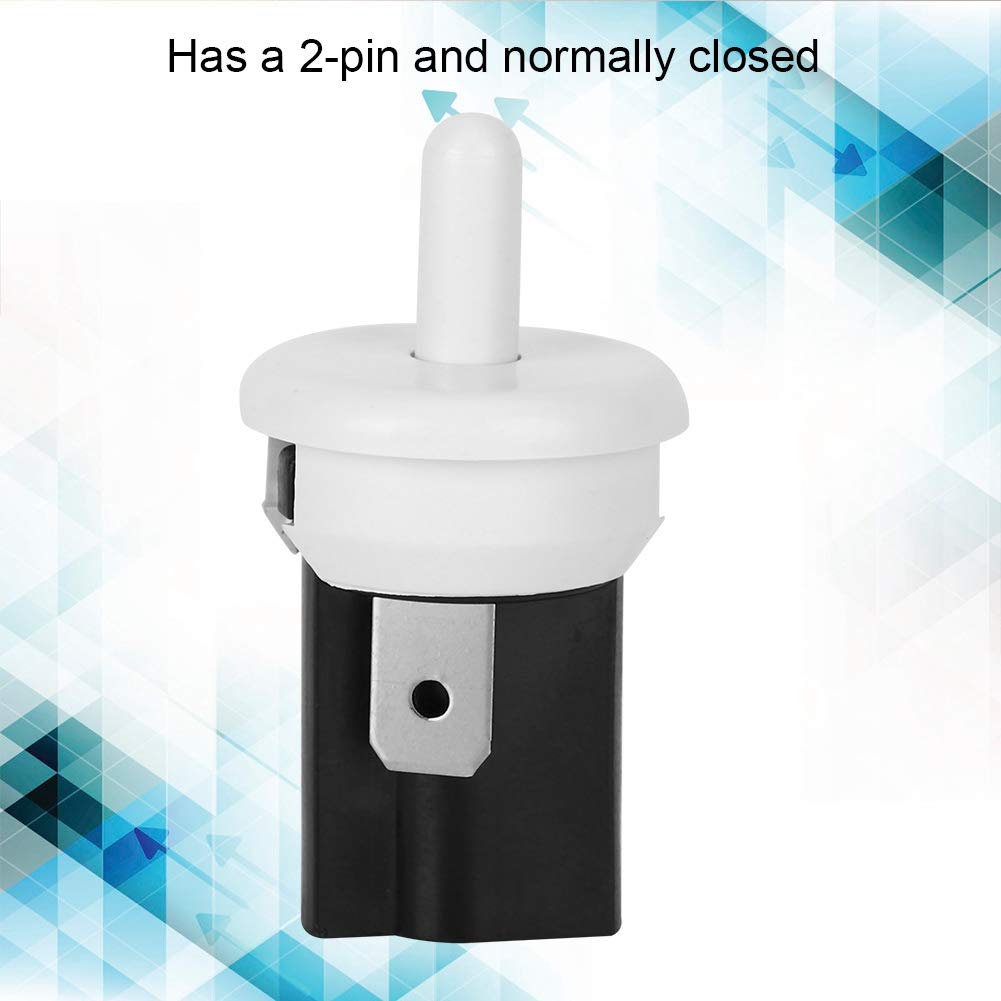 Shanrya Refrigerator Light Switch - Push Button ON/OFF Metal Switch with IP65 Waterproof Rating for Kitchen Appliances & Commercial Freezers