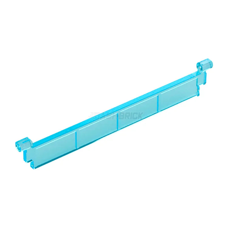 LEGO Garage Roller Door Section without Handle - Transparent Light Blue Building Bricks [4218] 40672 6271640 - Perfect for LEGO City Sets & DIY Garage Models