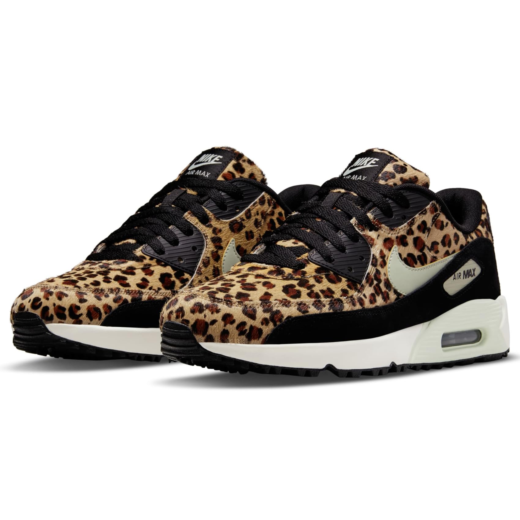 Nike Air Max 90 G NRG Leopard Print Men's Golf Shoes - Comfortable & Stylish for Golf Course & Casual Wear