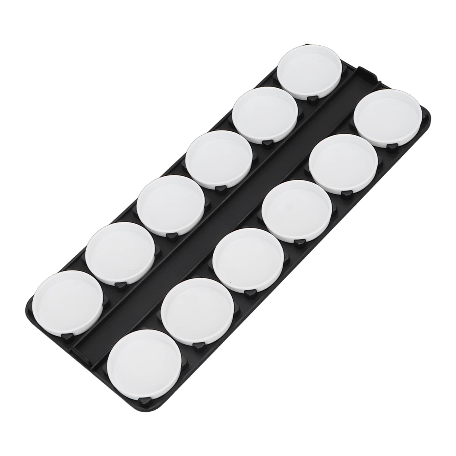 24 Grid Nail Paint Mixing Palette - Portable Nail Art Tool for Beginners & Professionals - Home & Salon Use