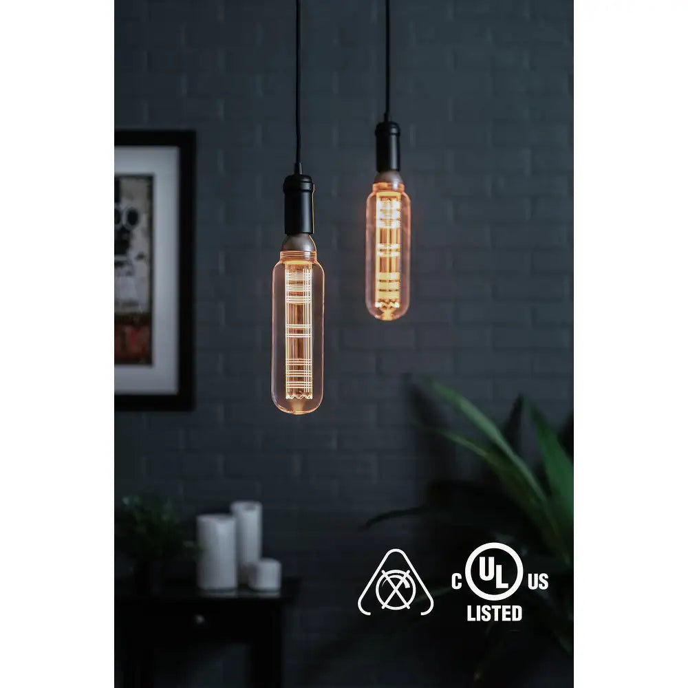 Next Glow NEOLDTBURBADB4W916 Clear T80 LED Light Bulb with Pillar - Energy Efficient Lighting for Home, Office, and Commercial Spaces