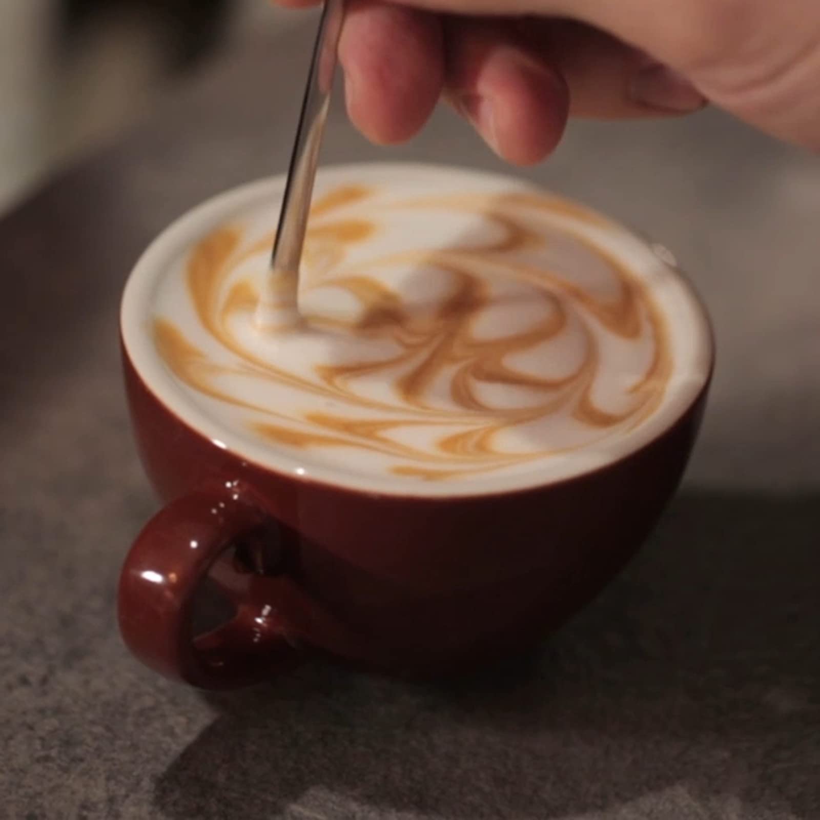 Stainless Steel Milk Frothing Art Pen for Cappuccino & Latte - Professional Coffee Decorating Tool for Baristas & Home Use