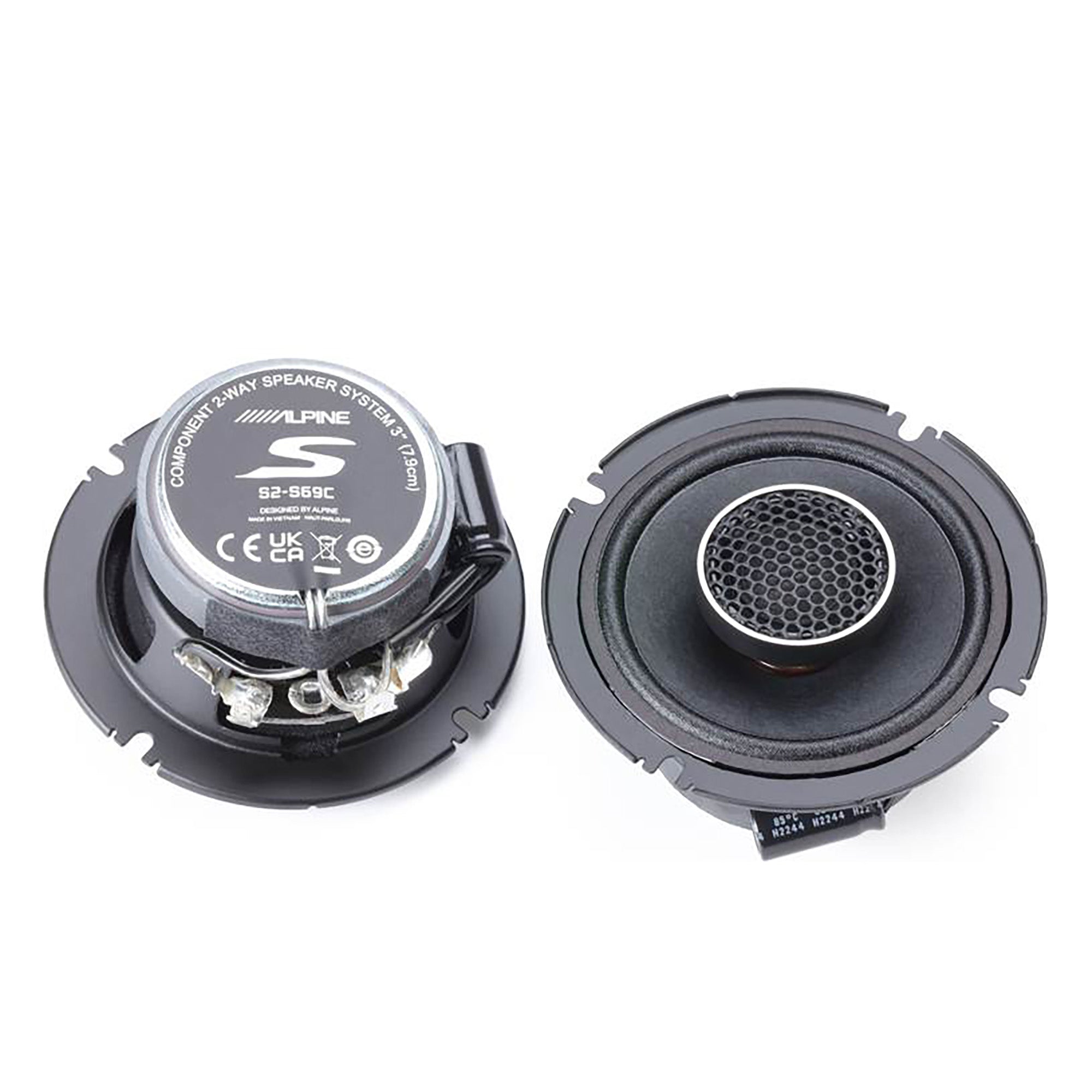 Alpine S2 S69C 6x9 Inch 2-Way High Resolution Car Speakers with Sound Damping Kit - Premium Audio Upgrade for Cars, Trucks & SUVs - Perfect for Road Trips, Commuting & Enhanced Music Experience