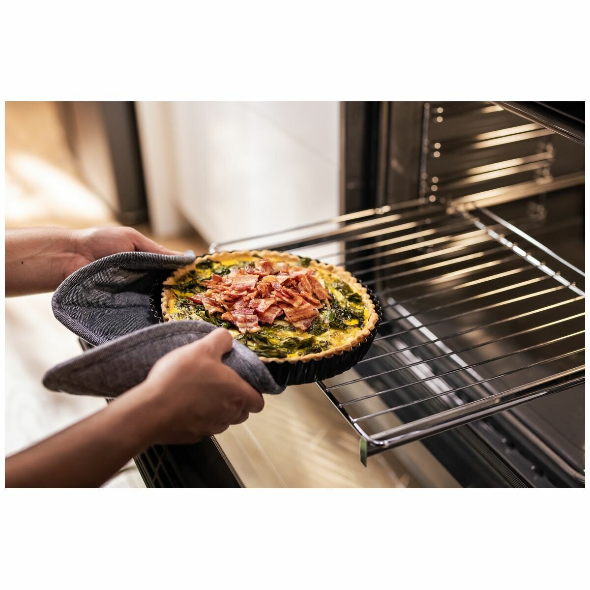 Haier 60cm Double Oven HWO60B7EX2 - Built-in Electric Oven with Convection Cooking for Baking, Roasting & Entertaining | Perfect for Kitchens, Restaurants & Home Chefs