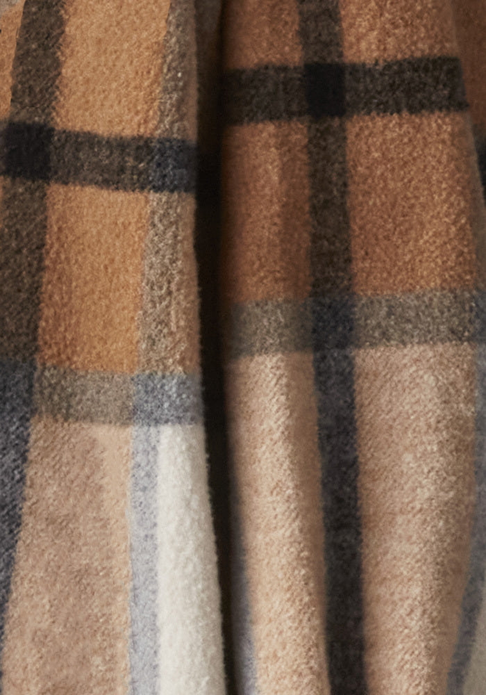 Stylish Sutton Shacket in Camel Plaid - Cozy Overshirt for Fall & Winter Layering | Perfect for Casual Outfits, Outdoor Adventures & Workwear