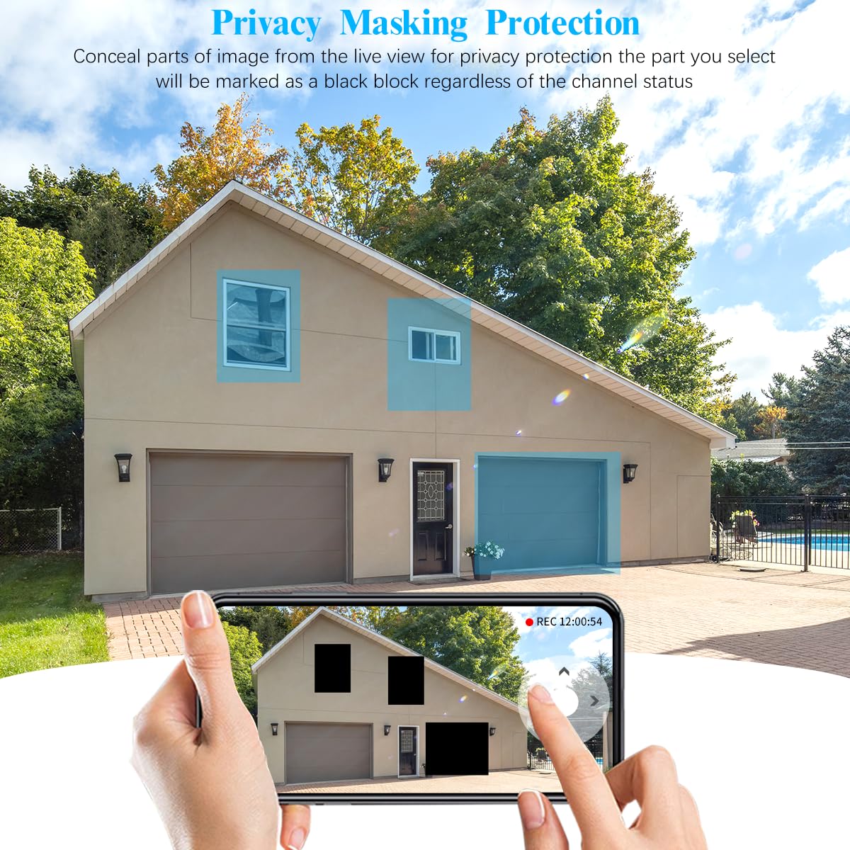 4K/8MP 130° Ultra Wide-Angle PoE Security Camera with 2-Way Audio - Outdoor/Indoor IP Surveillance System for Home & Business Protection (Ideal for Monitoring Properties, Driveways, and Retail Stores)