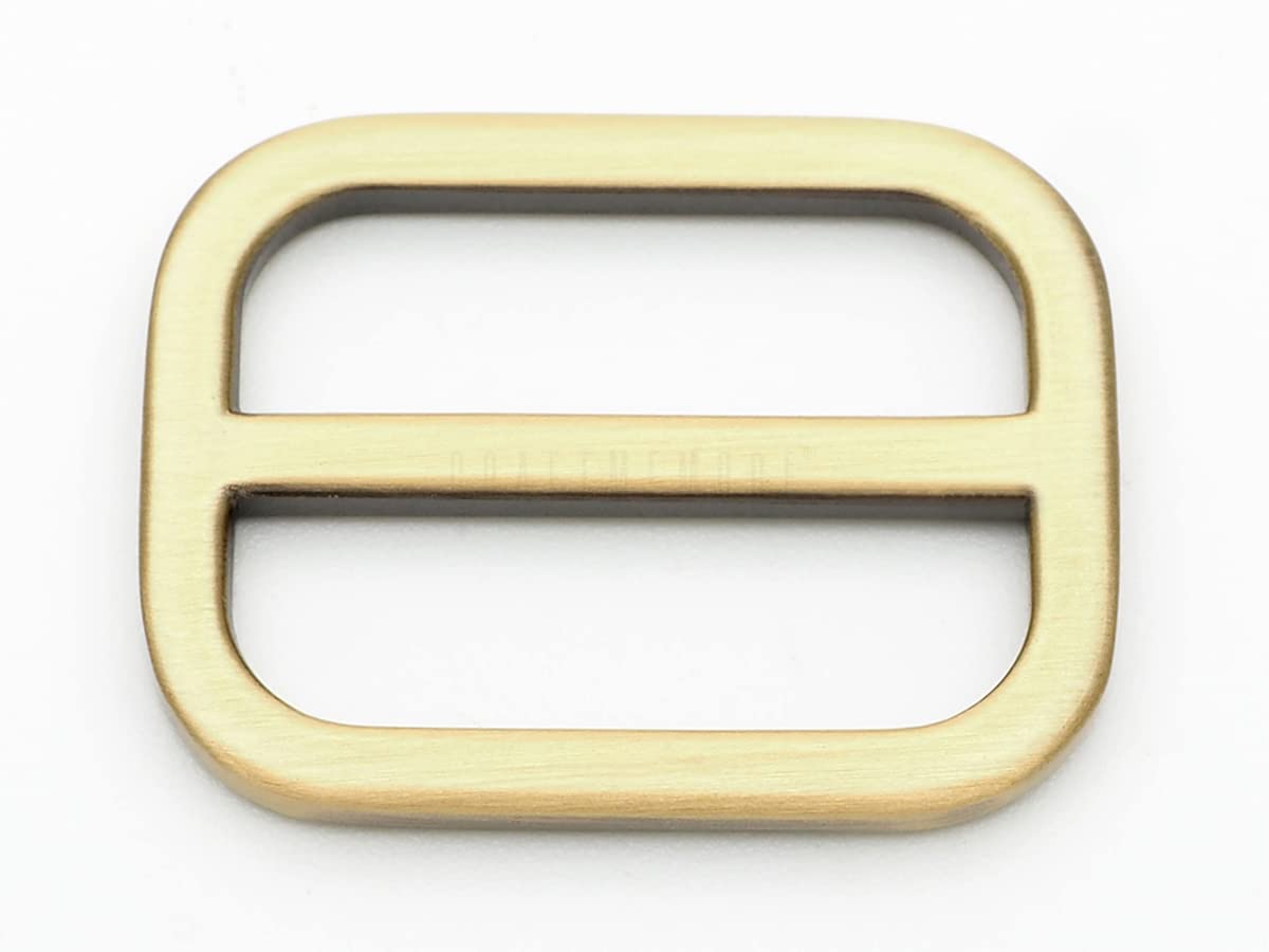 CRAFTMEMORE Oval Slide Buckle Metal Triglide Strap Keeper - 6 Pack Adjustable Belt Buckles for Bags, Backpacks, Luggage & DIY Crafting Projects