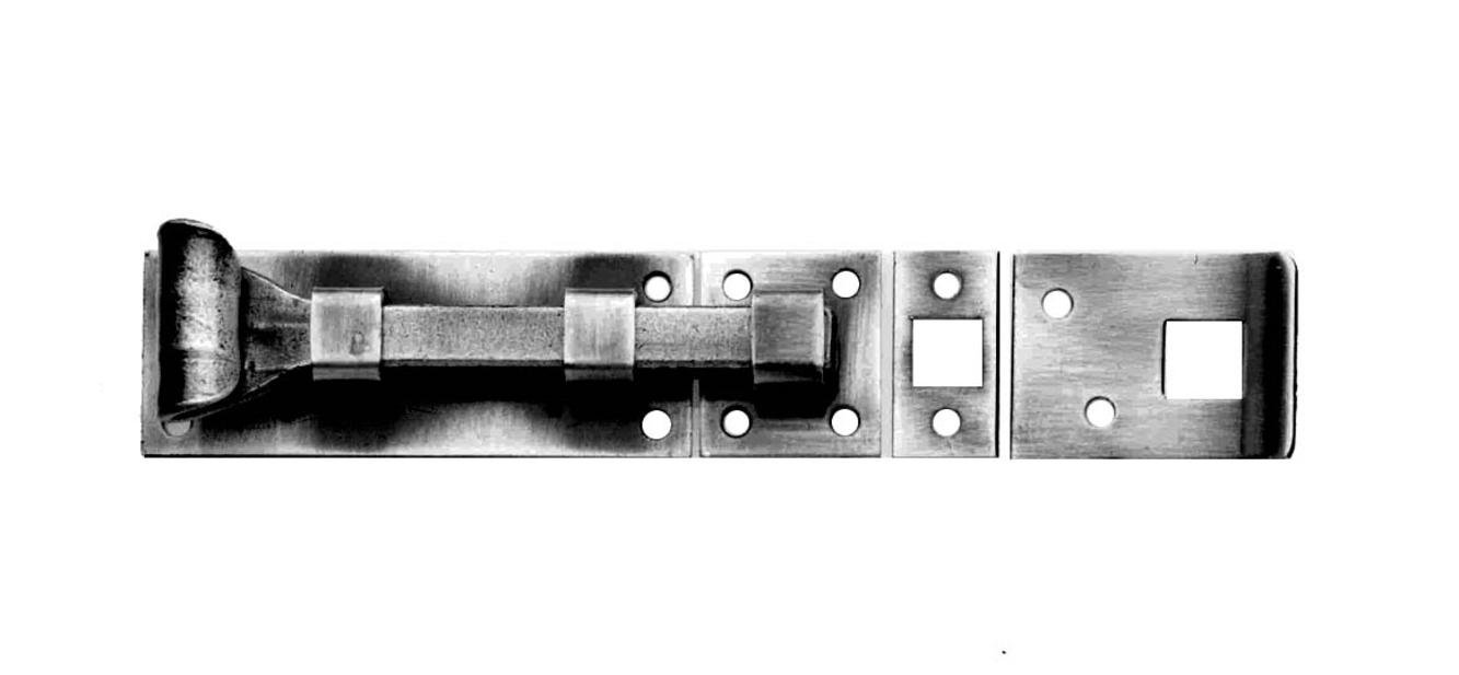Acorn Matte Black Forged Iron Square Bolt - Heavy Duty Construction Fastener for Metal, Wood & Concrete - Perfect for Fencing, Decking & Structural Projects