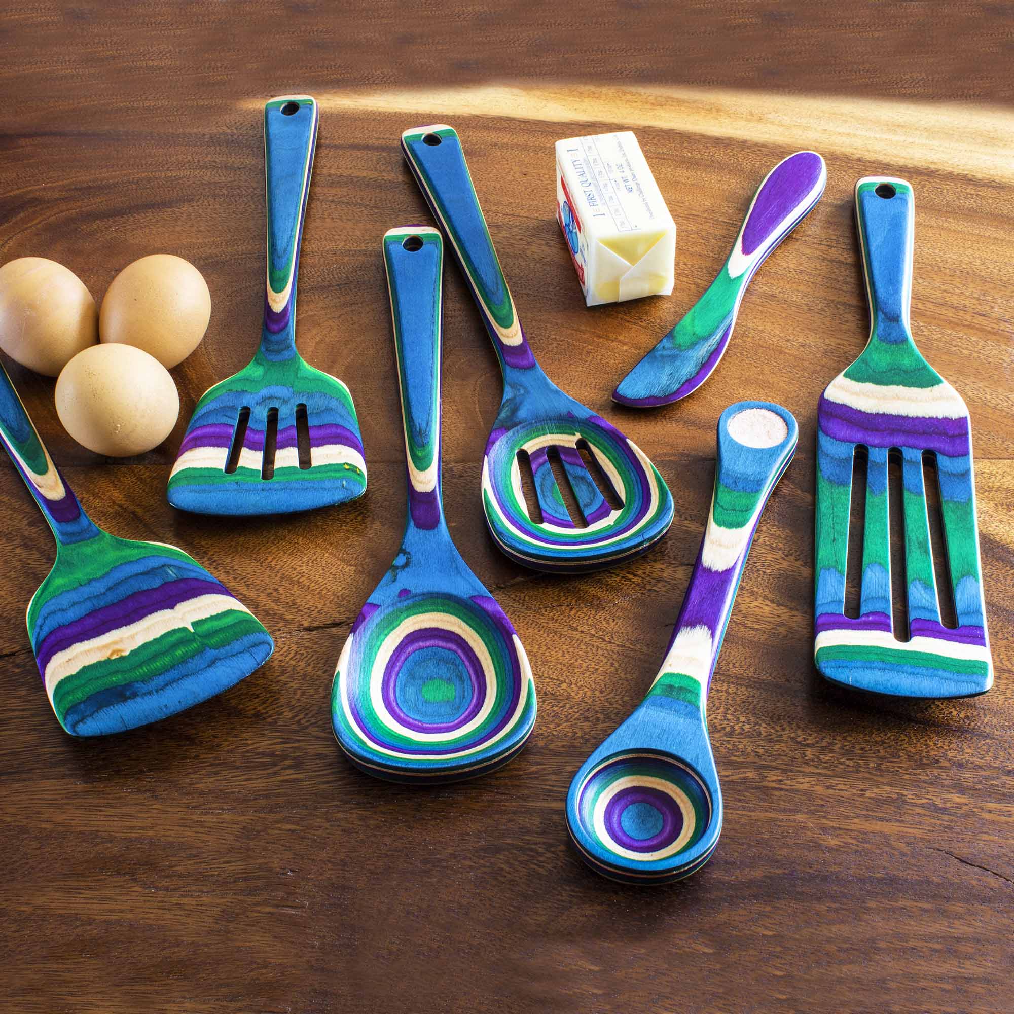 Baltique® Mumbai Collection 7-Piece Cooking Utensil Set - Non-Stick Kitchen Tools for Baking, Frying & Stirring - Perfect for Home Chefs & Professional Kitchens