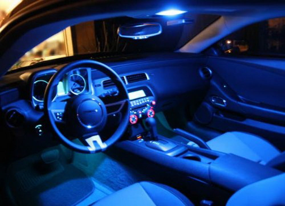 Ultra Blue 4 SMD Error Free LED Light - 578 211 2 6411 Replacement Bulb for Car Dome, Trunk & Cargo Area Lighting - Perfect for Night Visibility and Vehicle Interior Illumination