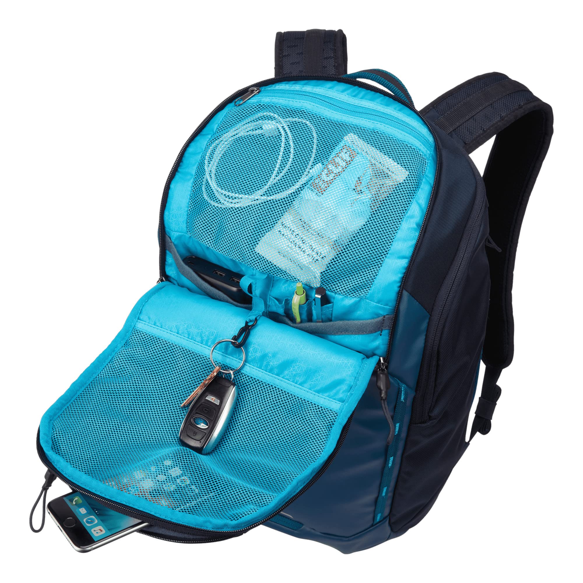 Thule Chasm 26L Waterproof Backpack - Durable Travel & Hiking Daypack for Men & Women - Perfect for Outdoor Adventures, Commuting & Daily Use (Poseidon Blue)