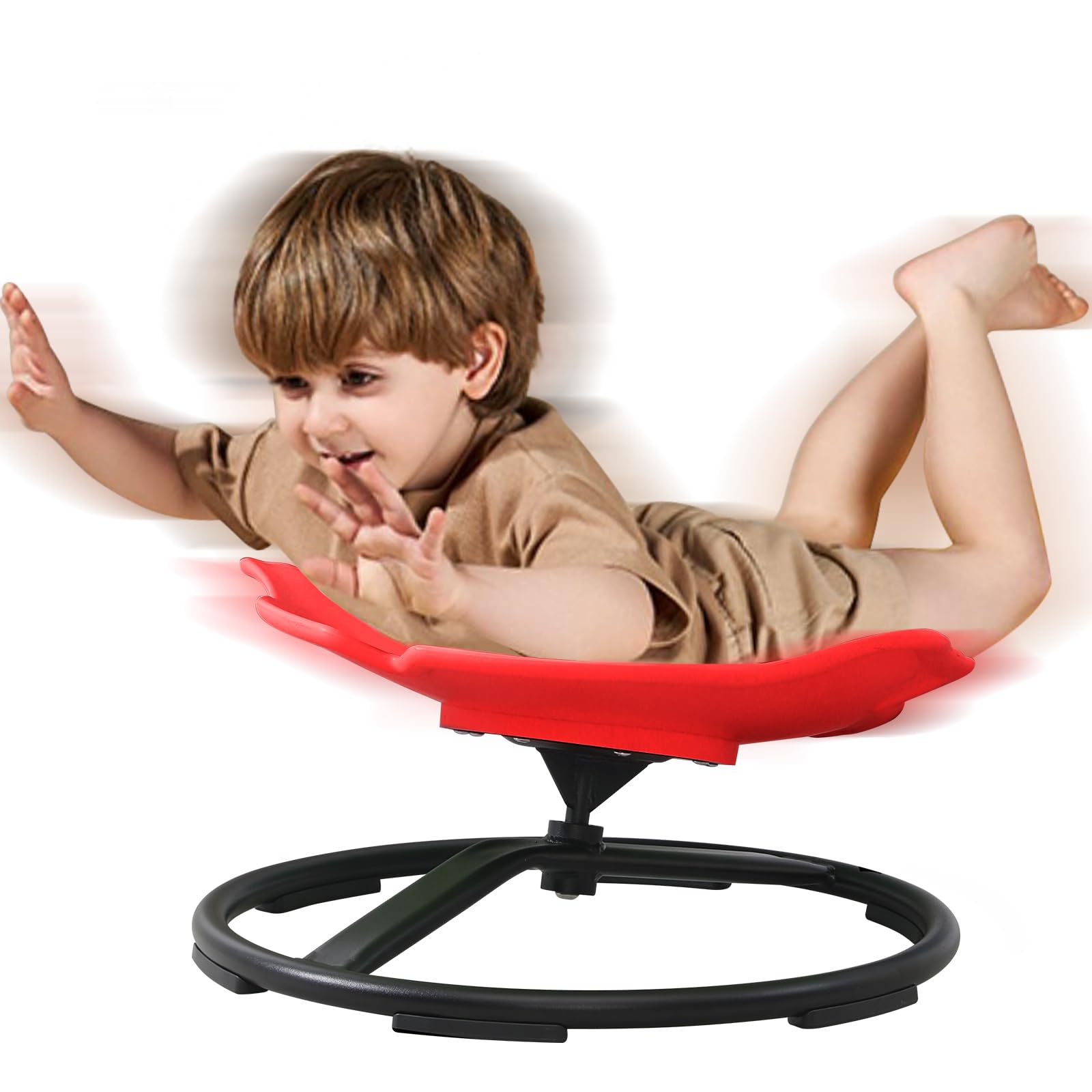 Autism Sensory Swivel Chair for Kids - Wobble Spin Chair to Improve Physical Coordination & Relieve Motion Sickness - Perfect for Classroom, Therapy & Home Use